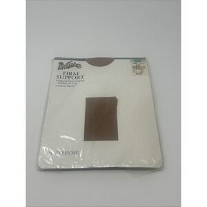 Vintage NEW Matisse Pantyhose Size C Beige Firm Support Reinforced Toe